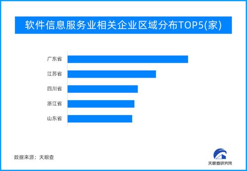 一季度軟件和信息技術服務業保持強勁增長，江蘇企業數量位列全國第二